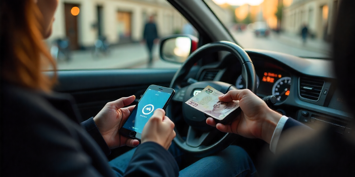 woman holding mobile phone
