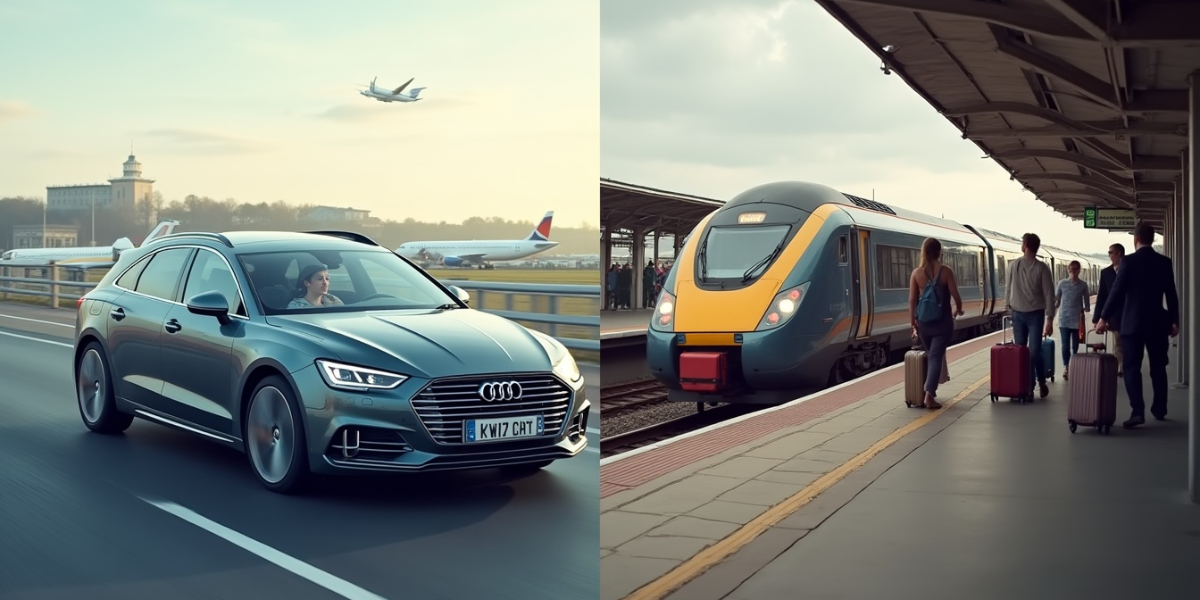 Private Hire vs Train from Cambridge to London Airports